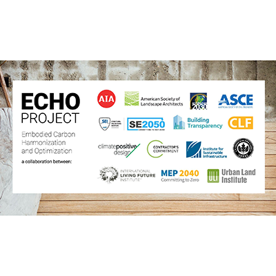 Announcing the Embodied Carbon Harmonization and Optimization (ECHO) Project