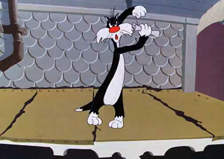 Sylvester the cat singing