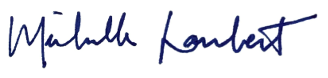 Michelle Lambert signature 